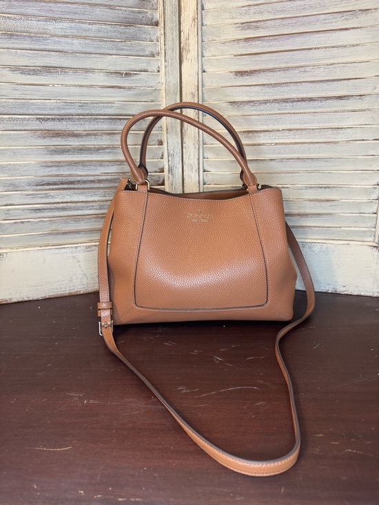 Kate Spade NY Darcy Pebbled Leather Medium Satchel Crossbody - Picture 2 of 15